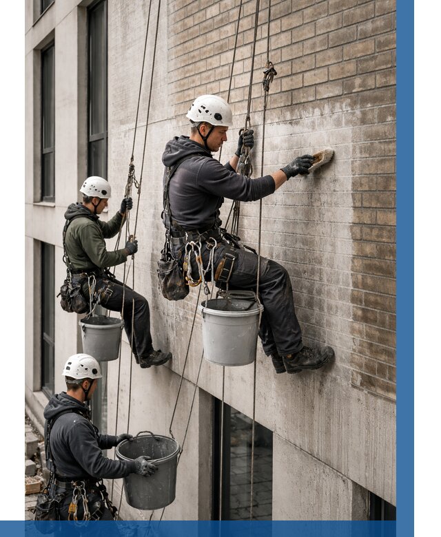 Удаление высолов с фасада в Мценске от 253 р. | ВЫСОТНИК-Мцн