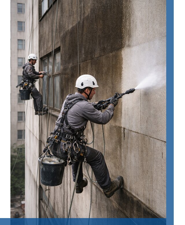 Очистка фасада от копоти в Мценске от 253 р. | ВЫСОТНИК-Мцн