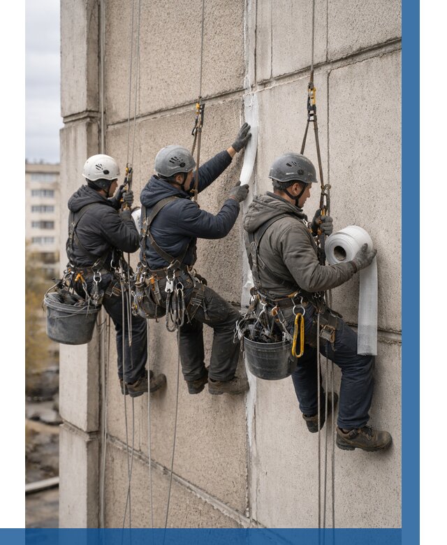 Ремонт межпанельных швов в Мценске от 760 р. | ВЫСОТНИК-Мцн