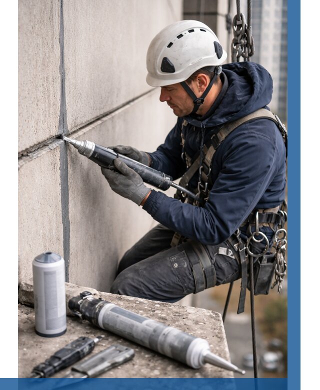 Вторичная герметизация швов в Мценске от 456 р. | ВЫСОТНИК-Мцн