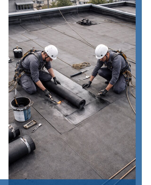 Ремонт мягкой кровли под ключ в Мценске от 709 р. | ВЫСОТНИК-Мцн