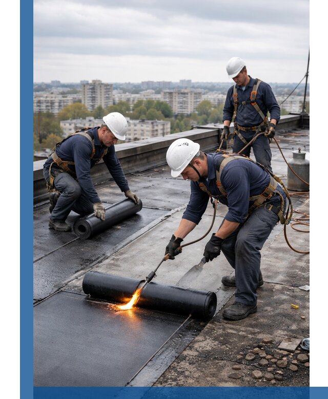 Ремонт наплавляемой кровли в Мценске качественно и надежно
