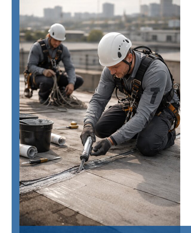 Аварийное и капитальное устранение протечек кровли в Мценске