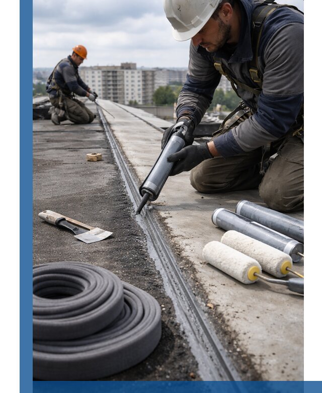 Герметизация швов кровли в Мценске с гарантией герметичности