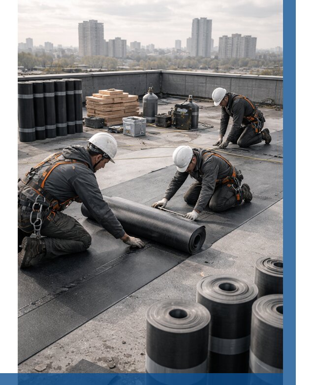 Монтаж мягкой кровли под ключ в Мценске от 456 р. | ВЫСОТНИК-Мцн