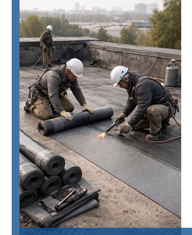 Монтаж мягкой кровли в Мценске профессионально и надежно