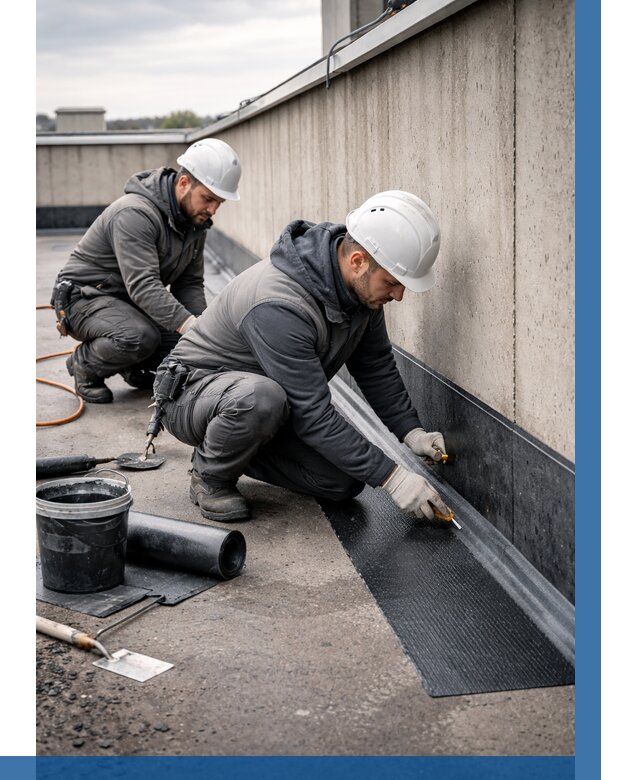 Гидроизоляция примыканий на кровле в Мценске от 911 р. | ВЫСОТНИК-Мцн