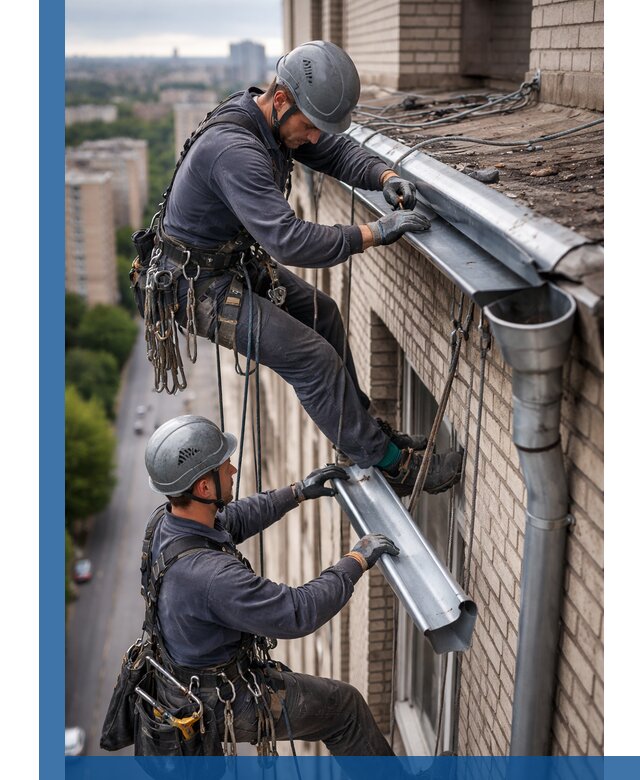 Ремонт водосточных желобов в Мценске, быстро и качественно