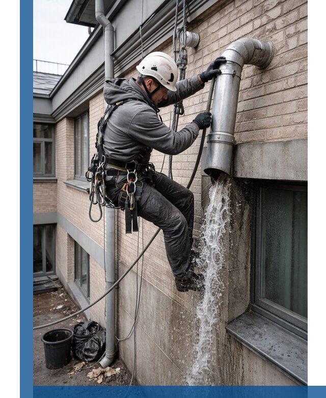 Профессиональная прочистка водосточных труб в Мценске с гарантией