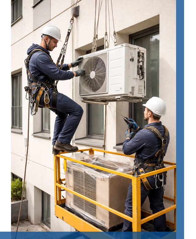 Демонтаж внешнего блока кондиционера в Мценске от 3544 р. | ВЫСОТНИК-Мцн