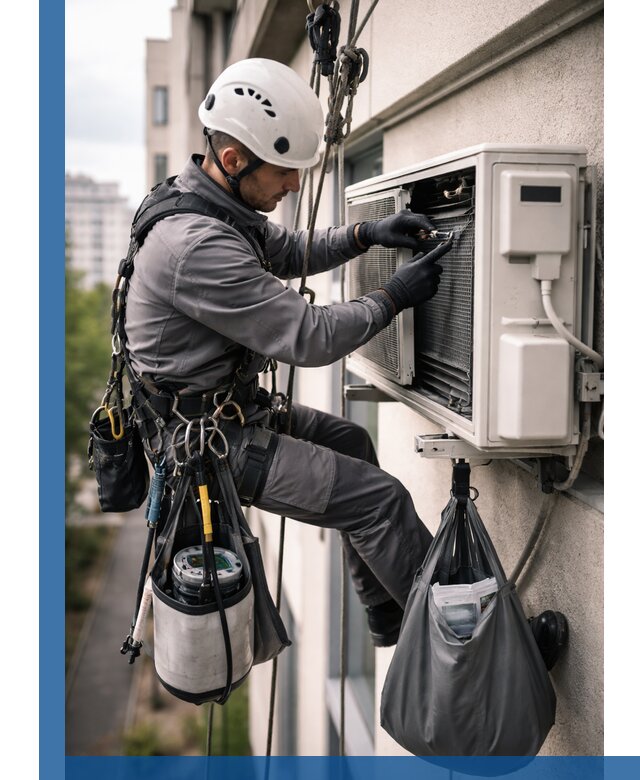 Обслуживание внешнего блока кондиционера в Мценске профессионально