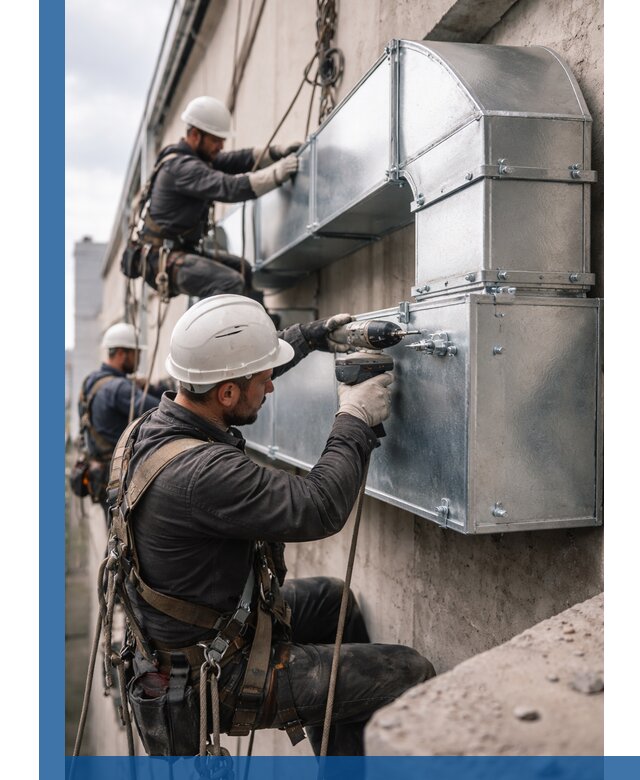 Профессиональный монтаж вентиляционных коробов в Мценске под ключ