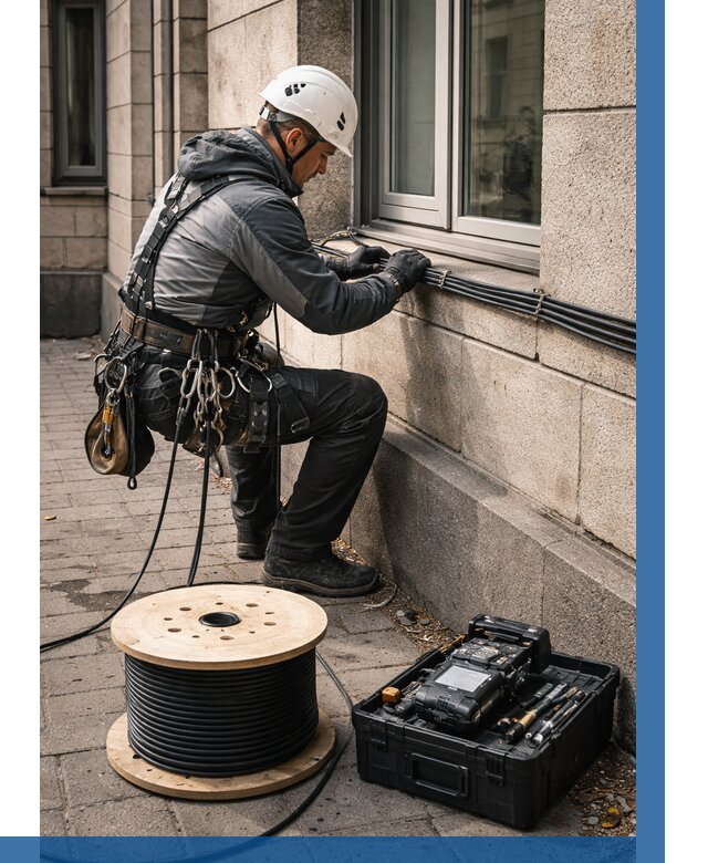 Прокладка оптоволоконного кабеля в Мценске от 810 р. | ВЫСОТНИК-Мцн