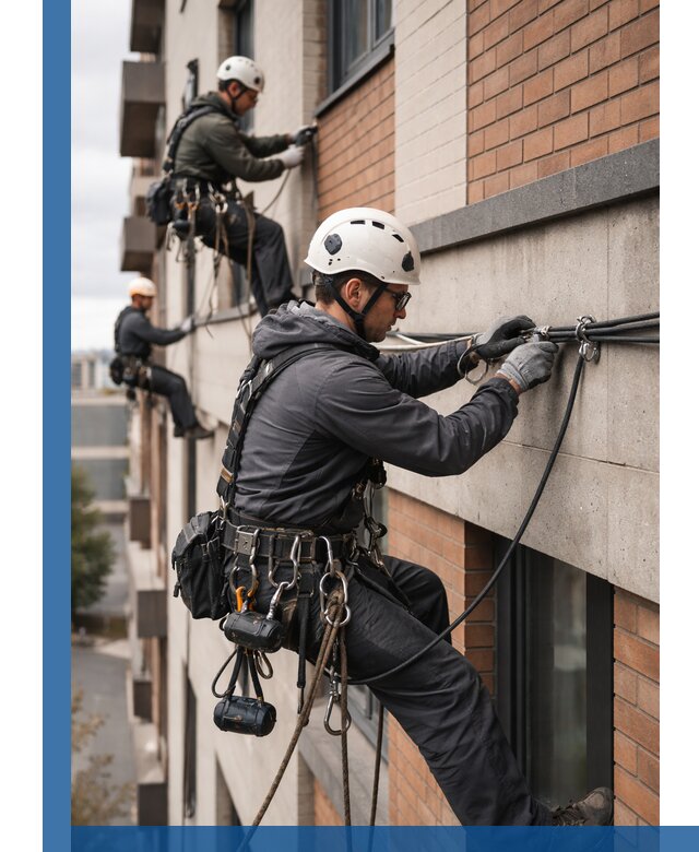 Крепление кабеля на фасаде монтаж и крепеж в Мценске