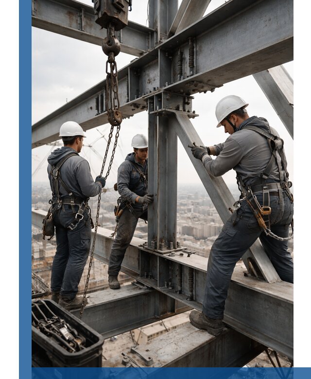 Профессиональный монтаж металлоконструкций на высоте в Мценске