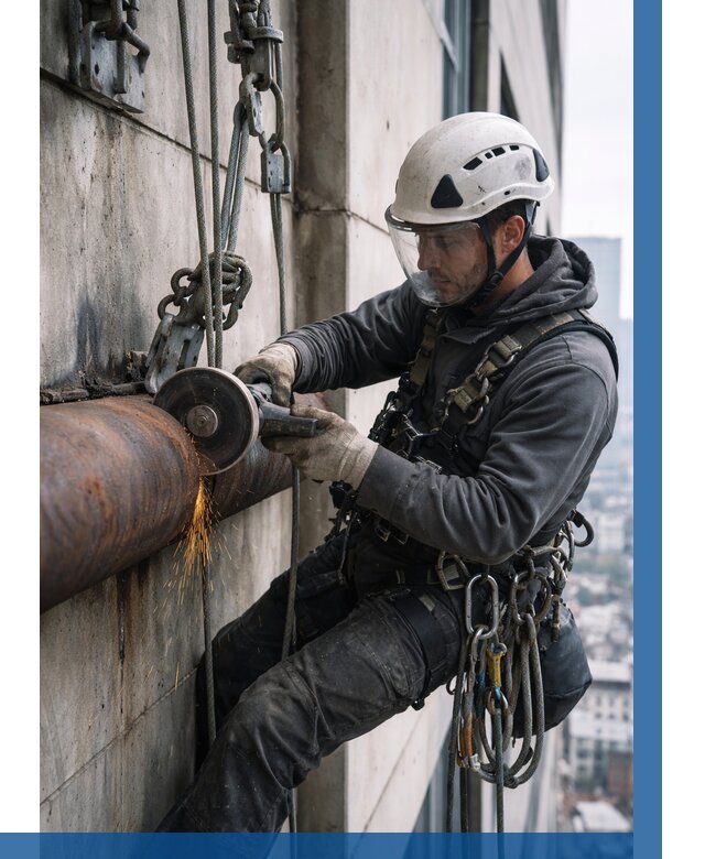 Резка металла на высоте в Мценске по цене от 4557 р. | ВЫСОТНИК-Мцн