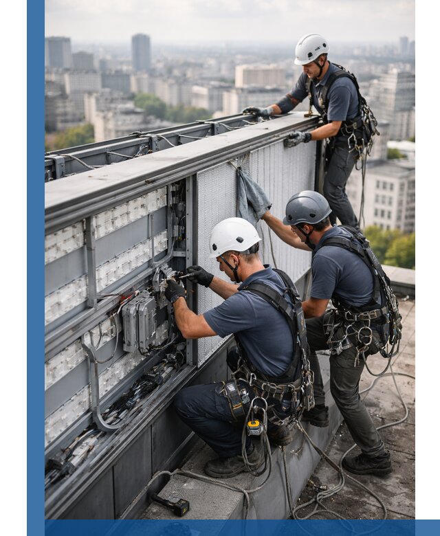 Профессиональное обслуживание крышной рекламы в Мценске под ключ