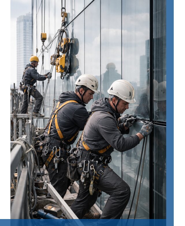 Структурное остекление фасадов в Мценске от 9621 р. | ВЫСОТНИК-Мцн