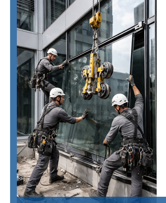 Структурное остекление фасадов в Мценске монтаж и обслуживание