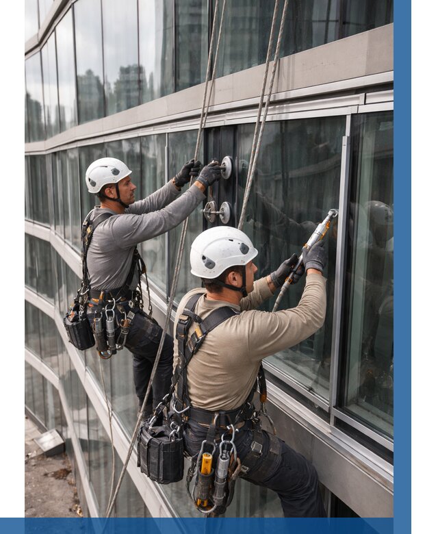 Радиусное остекление фасада в Мценске от 12152 р. | ВЫСОТНИК-Мцн