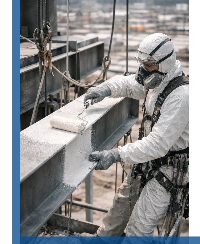 Профессиональная огнезащитная обработка металлоконструкций в Мценске