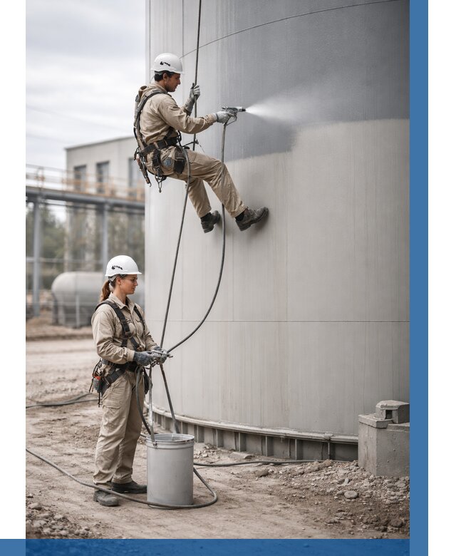 Покраска резервуаров в Мценске от 1215 р. | ВЫСОТНИК-Мцн — заказать