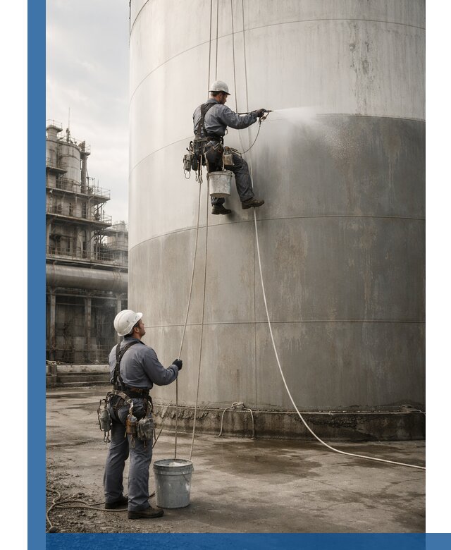 Покраска стальных резервуаров и емкостей в Мценске профессионально