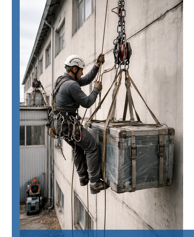 Подъем грузов на высоту в Мценске для промышленных объектов