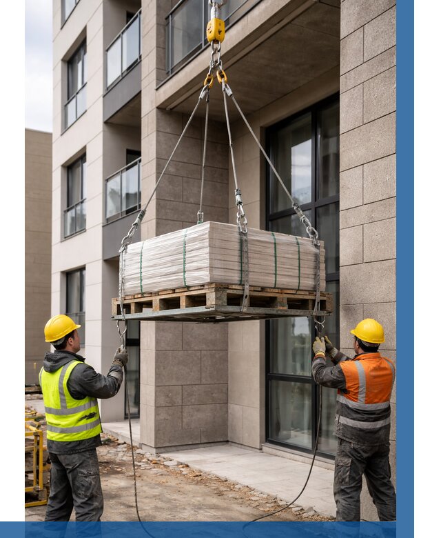 Подъем керамогранита на этаж в Мценске от 3544 р. | ВЫСОТНИК-Мцн