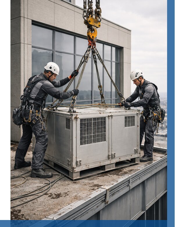 Такелажные работы на высоте в Мценске от 8102 р. | ВЫСОТНИК-Мцн