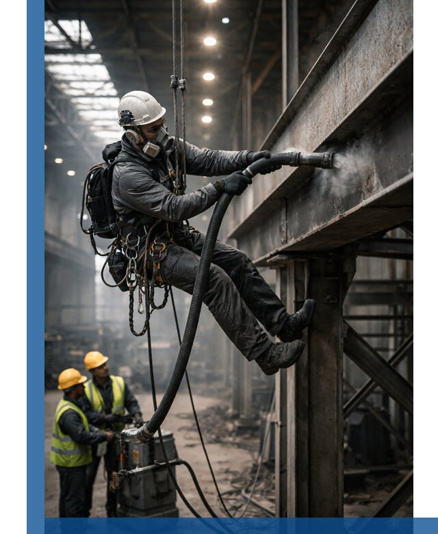 Обеспыливание конструкций в цехах промышленного производства в Мценске