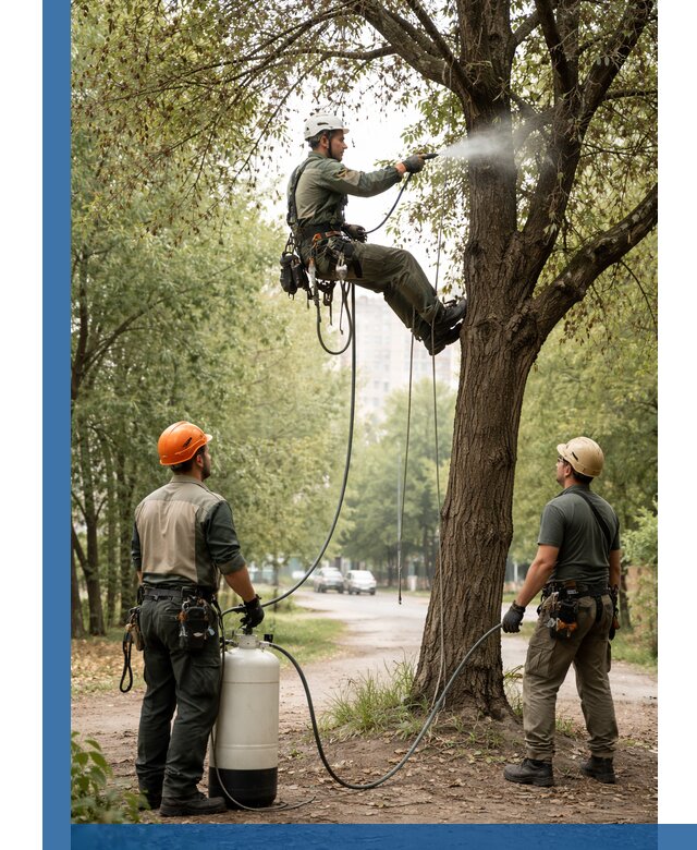 Обработка деревьев от вредителей в Мценске профессиональная защита