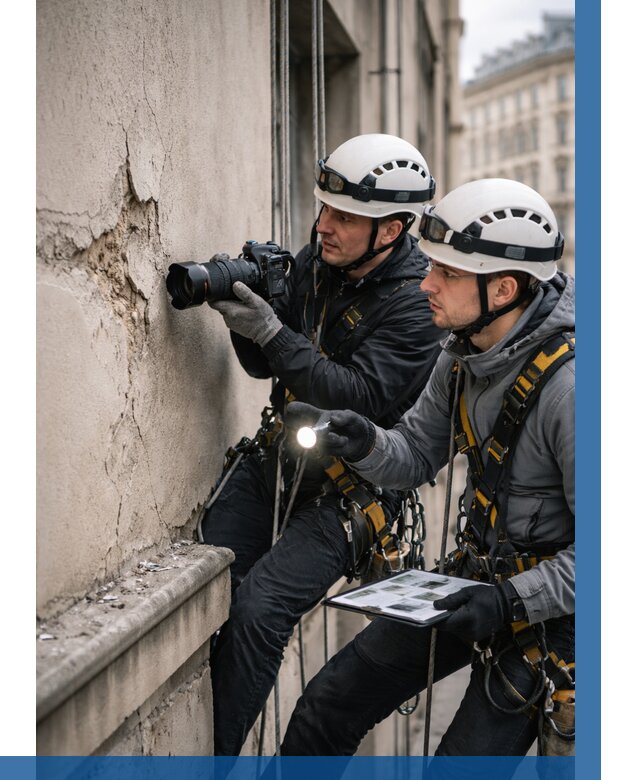 Фотофиксация дефектов фасада в Мценске от 4557 р. | ВЫСОТНИК-Мцн