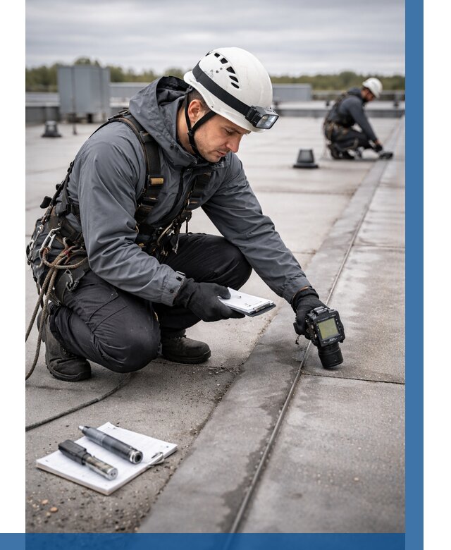 Обследование кровли на протечки в Мценске от 4557 р. | ВЫСОТНИК-Мцн