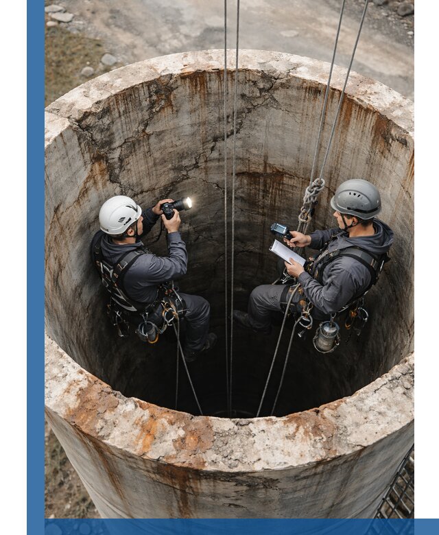 Обследование дымовой трубы: диагностика и оценка состояния в Мценске