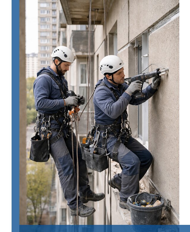 Промышленные альпинисты высотные работы и монтаж в Мценске